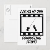 Durchführung von Stunts Postkarte (Vorne/Hinten)