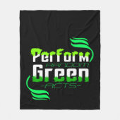 Durchführung von zufälligen grünen Klimaschutzmaßn Fleecedecke (Vorderseite)