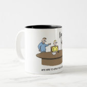 Durchführungstrainer-Tasse Zweifarbige Tasse (Vorderseite Links)