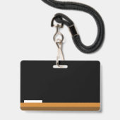 Durchgang der Plastikhalle des Abzeichens der Kran Ausweis (Rückseite mit Lanyard)