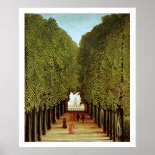 Durchgang im Park von Heilig-Wolke, 1908 (Öl an Poster
