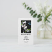 Durchgebrannt Visitenkarte (Stehend Vorderseite)