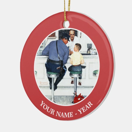 Durchgehen Keramikornament (Links)