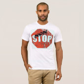 durchgehender weißer T - Shirt (Vorne ganz)