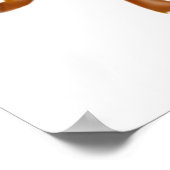 Durchgeklebte Racehorse Print Poster (Ecke)