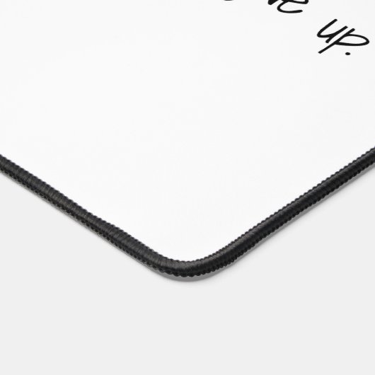 Durchhaltearbeitsplatz Schreibtischunterlage (Ecke)