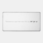 Durchhaltearbeitsplatz Schreibtischunterlage (Vorderseite)