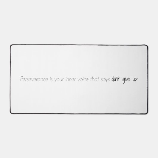 Durchhaltearbeitsplatz Schreibtischunterlage (Vorderseite)