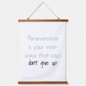 Durchhaltebügel aus Holz mit aufgetauchter Wand Wandteppich Mit Holzrahmen (Vorderseite)