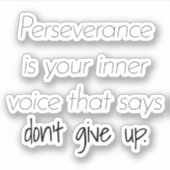 Durchhaltefessel für Vinyl-Vinyl-Sticker nach Maß Aufkleber (Vorderseite)