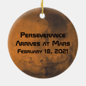 Durchhaltevermögen Ankunft in Mars Keramik Ornament (Hinten)