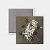 Durchhaltevermögen Ankunft in Mars Magnet (Vorderseite/Rückseite)