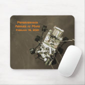 Durchhaltevermögen Ankunft in Mars Mousepad (Mit Mouse)