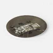 Durchhaltevermögen Ankunft in Mars Pappteller (Schrägansicht)