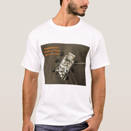 Durchhaltevermögen Ankunft in Mars T-Shirt (Vorderseite)