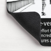 Durchhaltevermögen auf Langboard Mousepad (Ecke)