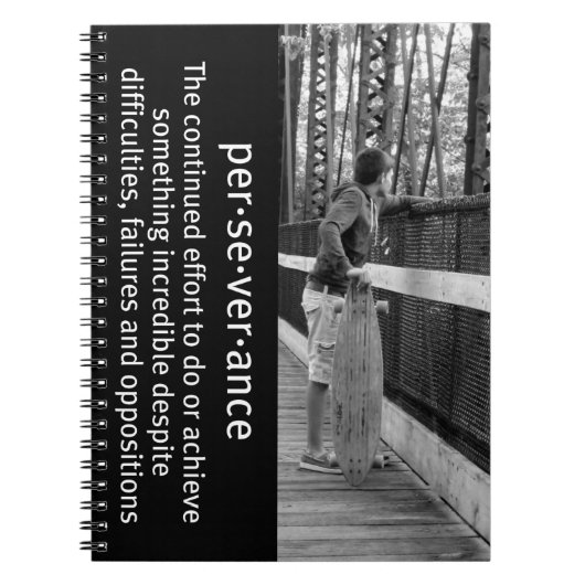 Durchhaltevermögen auf Langboard Notizblock (Vorderseite)