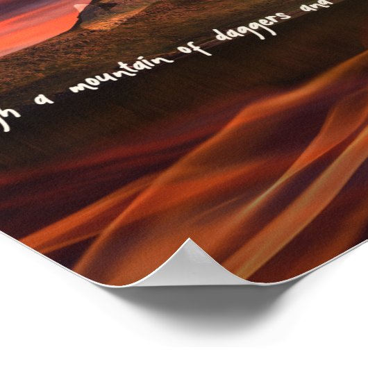 Durchhaltevermögen (Chinesisch) auf Poster (Ecke)