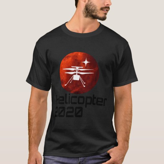 Durchhaltevermögen Mars Rover Helicopter Inaufity  T-Shirt (Vorderseite)