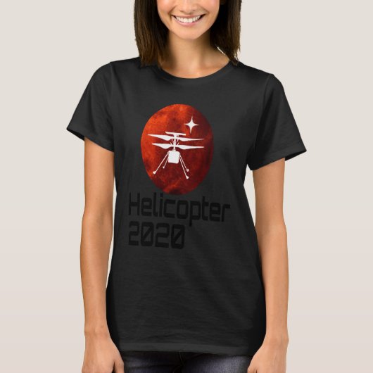 Durchhaltevermögen Mars Rover Helicopter Inaufity  T-Shirt (Vorderseite)