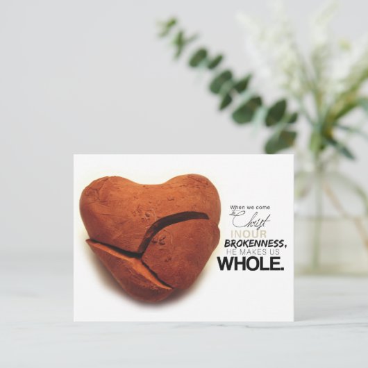 Durchhaltevermögen Postkarte (Stehend Vorderseite)