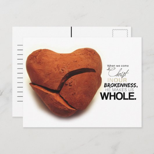 Durchhaltevermögen Postkarte (Vorne/Hinten)