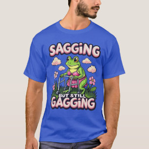 Durchhängend, aber immer noch zum Würgen, unangeme T-Shirt
