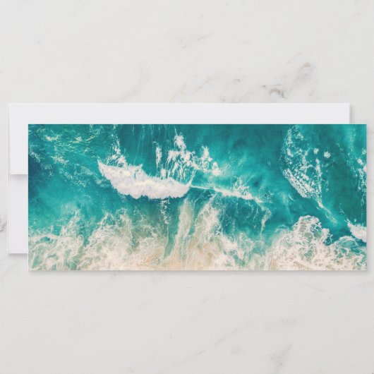 Durchlauf des tropischen Flugzeug-Boardings Save t Save The Date (Rückseite)