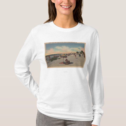 Durchlauf-ein-Grill Strand, Florida - Sunbathers T-Shirt (Vorderseite)
