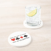 Durchlauf oder nicht zum Durchlauf, der ist die Sandstein Untersetzer (Seite)