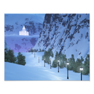 Durchlauf von Light Foto Print