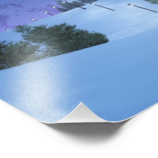 Durchlauf von Light Foto Print (Ecke)