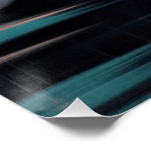 Durchlaufen der Zeit Poster (Ecke)