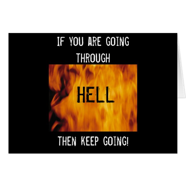 Durchlaufen Hölle (Vorderseite (Horizontal))