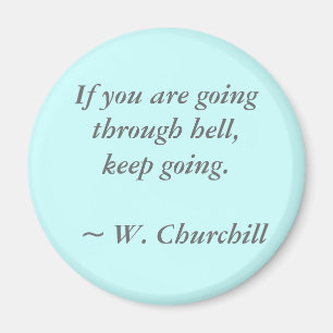 Durchlaufen Hölle Magnet