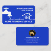 Durchlaufen von Faucet Zuhause Pipeline Plumbing Visitenkarte (Vorne/Hinten)