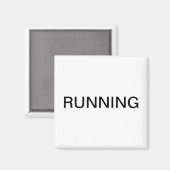 Durchlaufender minimaler weißer Spülmaschinenmagne Magnet (Vorderseite/Rückseite)