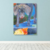 Durchlaufwege Leinwanddruck (Insitu (Holzboden))