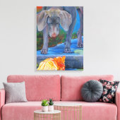 Durchlaufwege Leinwanddruck (Insitu (Wohnzimmer))