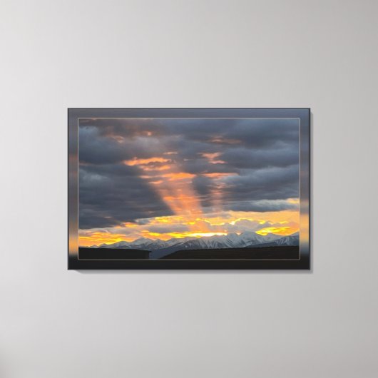 Durchleuchten Leinwanddruck (Vorderseite)