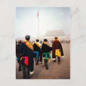 Durchmarsch durch Peking Postkarte (Vorderseite)