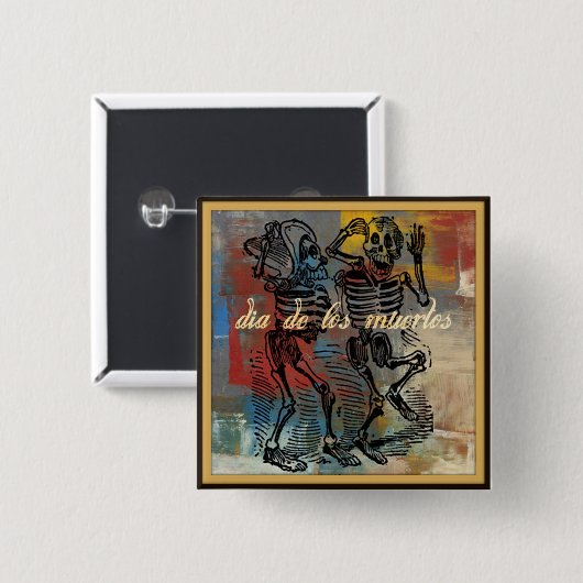 Durchmesser de Los Muertos Button (Vorne & Hinten)