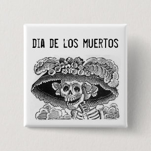 Durchmesser de Los Muertos Button