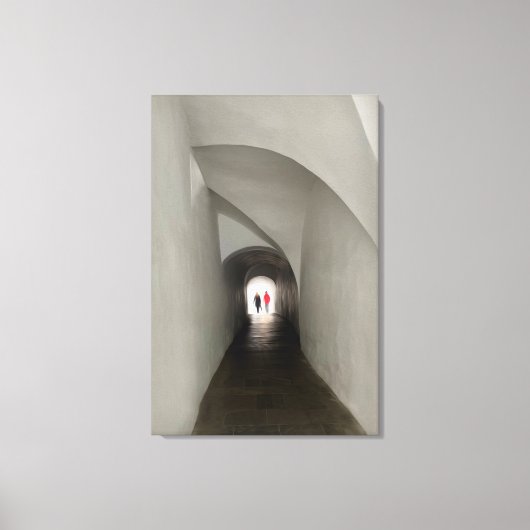 Durchqueren des Tunnels Leinwanddruck (Vorderseite)