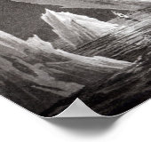 Durchreise durch das Eis, eingraviert von D. Havel Poster (Ecke)