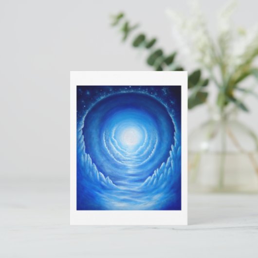 Durchreise Postkarte (Stehend Vorderseite)