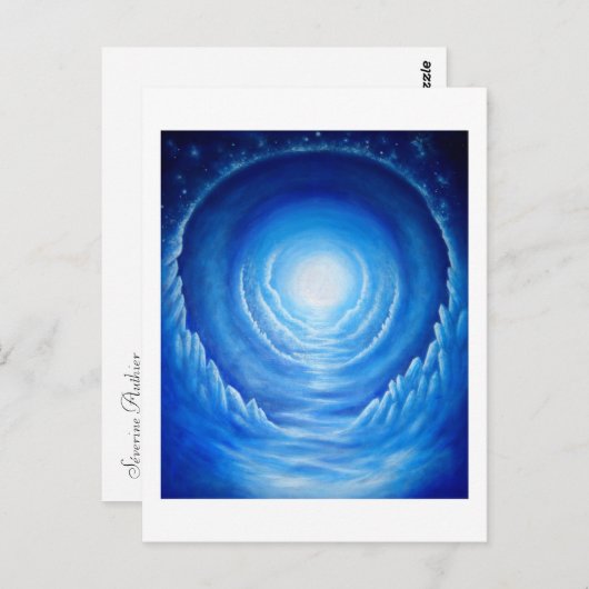 Durchreise Postkarte (Vorne/Hinten)