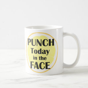 Durchschlag heute im Gesichts-Tassen-Inspirational Kaffeetasse