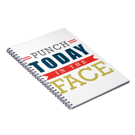 Durchschlag heute in der Gesichts-lustigen Notizblock (Rechte Seite)