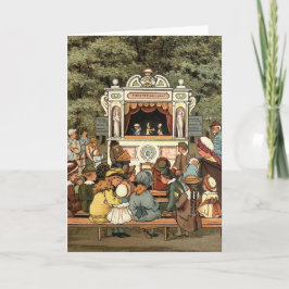 Durchschlags-und Judy Puppenspiel " Karte